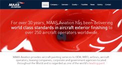 Desktop Screenshot of maasaviation.com